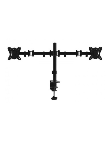 Equip soporte mesa pantalla 13 a 27 doble brazo articulado soporta 2 monitores vesa standard hasta 8kg