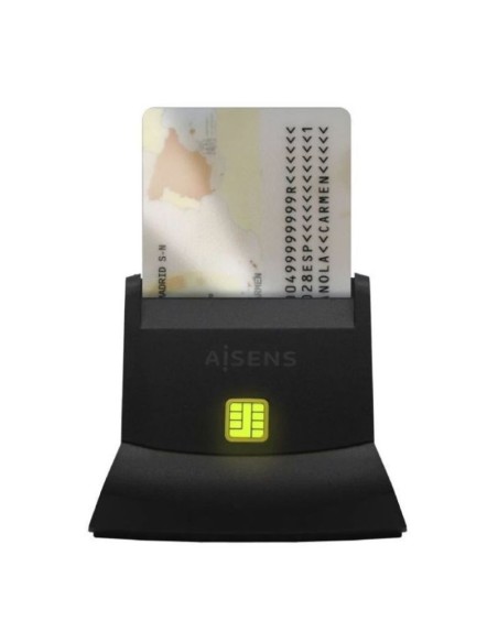 Aisens lector de dni-e y tarjeta negro