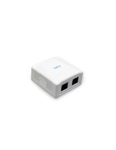 Gembird roseta de superficie 2 xrj45 utp cat5e