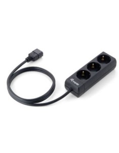 Equip regleta 3 tomas especial sais conector iec macho 1.1m