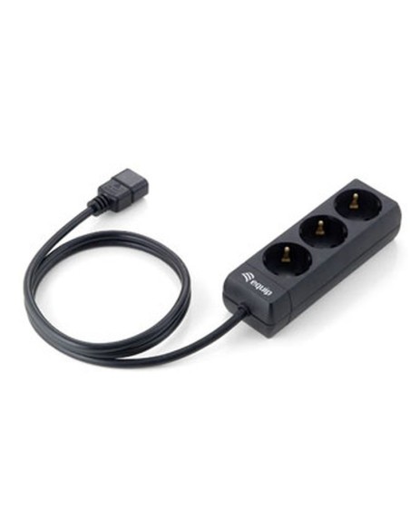 Equip regleta 3 tomas especial sais conector iec macho 1.1m