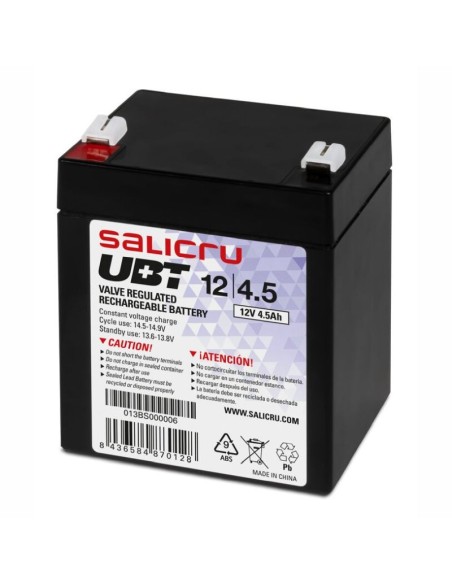 Salicru bateria sai ubt 4.5ah-12v 90x70x101mm