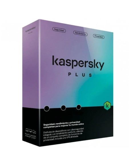 Kaspersky antivirus plus 3 dispositivos 1 año