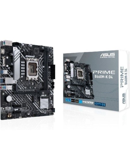 Asus placa base prime b660m-k d4 lga1700 gen 12.ª / 2xddr4 / 2xm.2