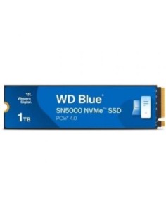 Western digital disco duro ssd blue sn5000 m.2 2280 pcie 1tb lectura 5,150mb/s - escritura 4,900mb/s