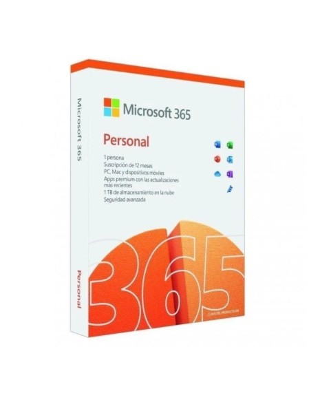 Microsoft office 365 personal 1 usuario hasta 5 dispositivos licencia electronica 1 año