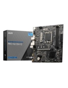 Msi placa base h610m-g 1700 matx 2xddr5 14th/ 13th/ 12th gen/ 2xddr5/ 1xhdmi/ 1xdp/ 1xvga/ m2/ m-atx