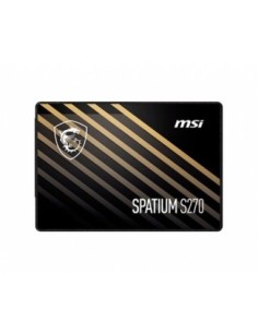 Msi disco duro ssdspatium s270 240gb sata3 lectura 500mb/s - escritura 400mb/s