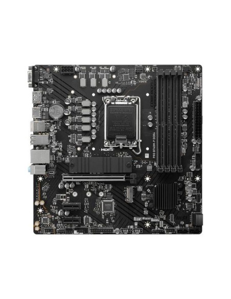 Msi placa base pro b760m-p ddr5 lga1700. gen 12.ª -13.ª / 4xddr5 / 2xm.2