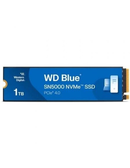 Western digital disco duro ssd blue sn5000 m.2 2280 pcie 1tb lectura 5,150mb-s - escritura 4,900mb-s
