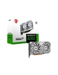 Msi tarjeta grafica rtx 4060 ventus 2x blanca 8g oc