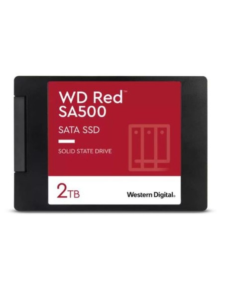 Western digital disco duro red sa500 2tb nas sata lectura 560 mb-s - escritura 520 mb-s