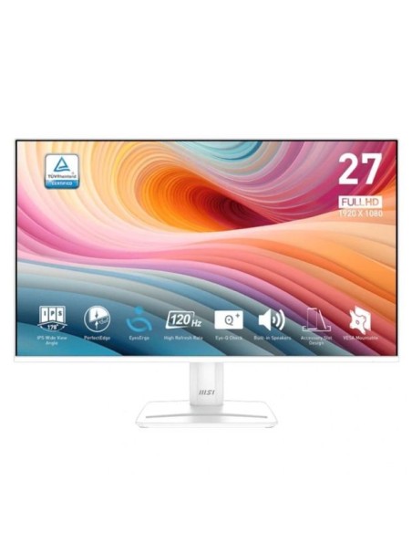 Msi monitor mp275w 27 blanco hdmi/ dp / vga / 4ms/ vesa