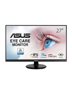 Asus monitor va24eqsb 23.8/ full hd/ multimedia/ negro vga / hdmi / dp/ 5ms / vesa / regulable en altura