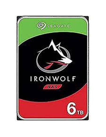 Seagate disco duro 6tb 3.5 st6000vn001 ironwolf ideal para nas