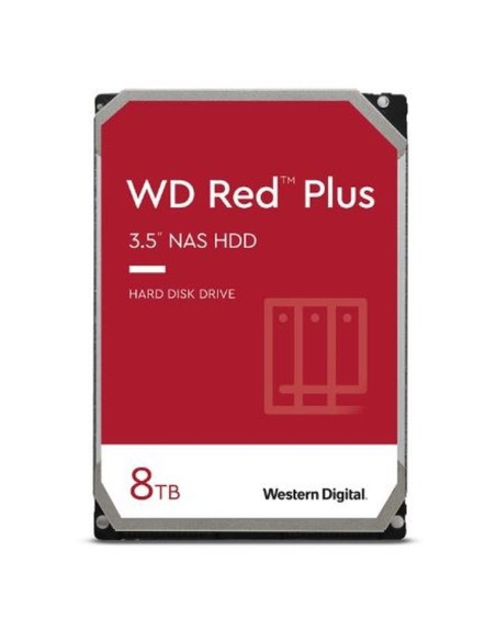 Western digital disco duro 8tb 3.5 serie red plus sata