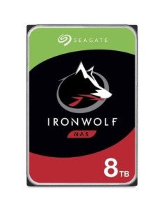 Seagate disco duro 8tb 3.5 st8000vn004 ironwolf ideal para nas