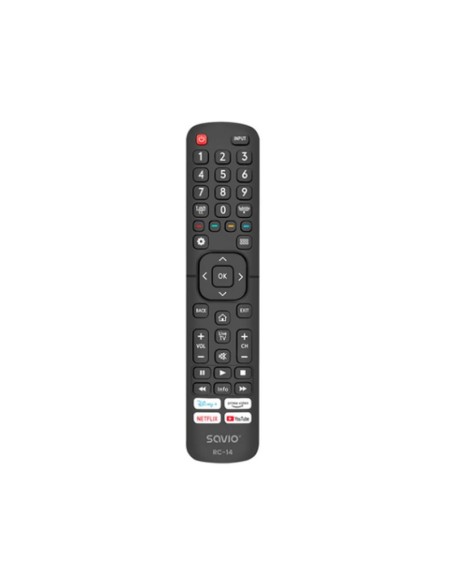 Savio mando tv rc-14 compatible hisense smart tv