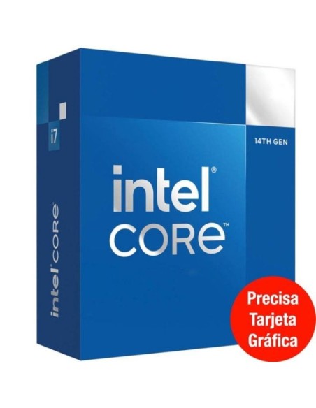 Intel procesador core i7-14700f 2.1ghz lga1700 (sin igpu)