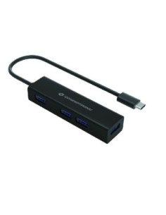 Conceptronic hub usb-c a 4 puertos usb 3.0 hubbies07b
