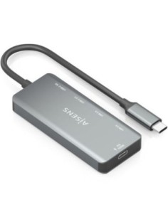 Aisens hub usb a109-0946 gris