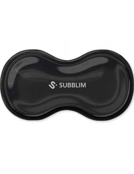 Subblim reposamuñecas ergo cristal flex para raton negro