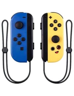 Generico nintendo gamepad switch joy-con azul-amarillo smile