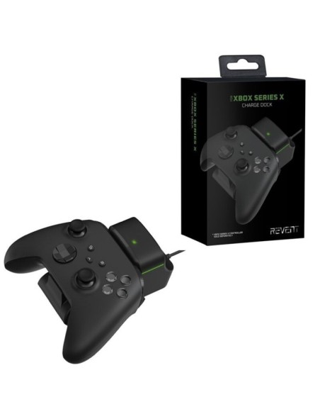 Revent dock carga inalambrica mando xbox serie x+bateria 700mah negro