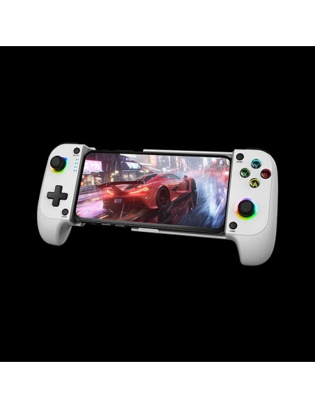 Mars gaming gamepad bluetooth mgpx rgb blanco android- ios