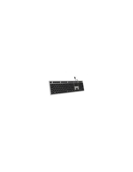 Subblim teclado wired ergo keys silent flat hq gris