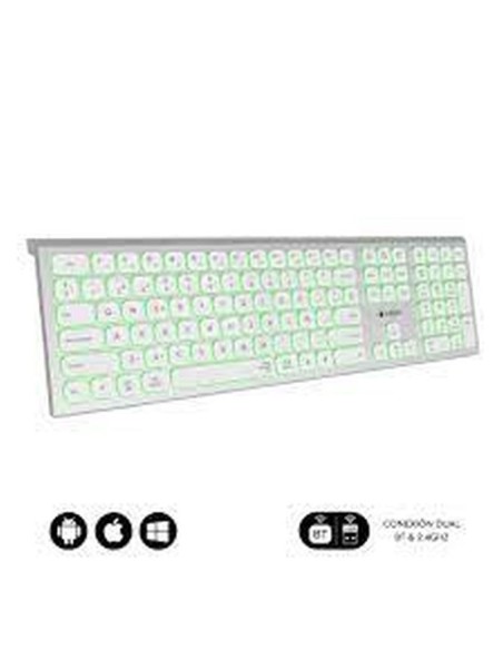 Subblim teclado bluetooth/2.4g master iluminado extendido