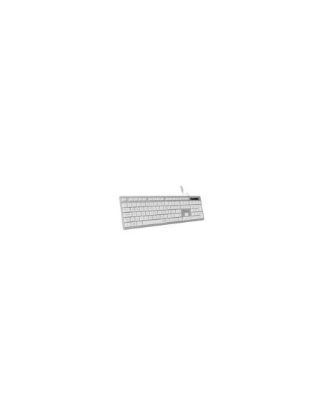 Subblim teclado wired ergo keys silent flat hq plata