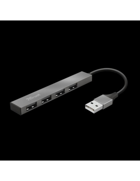 Trust hub usb halyx aluminium 4 puertos usb 2.0