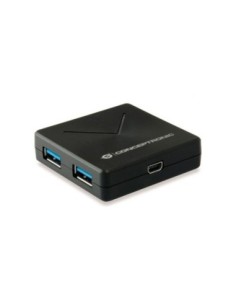 Conceptronic hub usb 3.0 color negro
