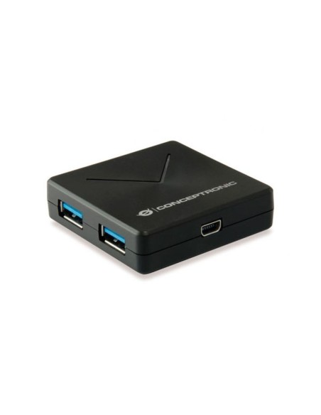 Conceptronic hub usb 3.0 color negro