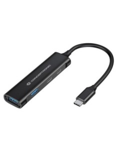 Conceptronic hub usb-c a 4 puertos 2usb-c y 2usb-a 3.0