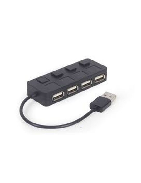 Gembird hub usb 2.0 4 puertos con interruptor