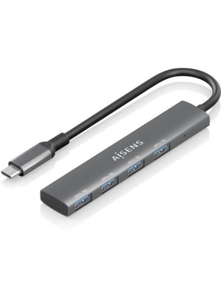 Aisens hub usb-c 3.0 a 4x usb-a