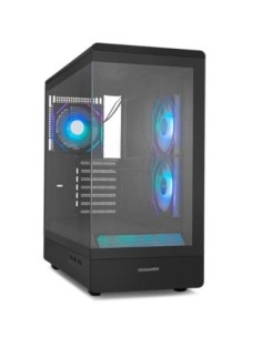 Nox carcasa frameless hummer signal argb negro usb type c atx/matx