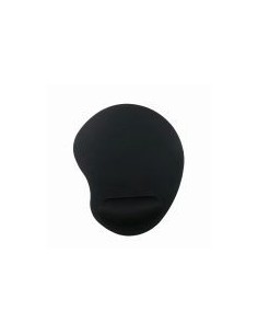 Gembird alfombrilla con reposamuñecas negra