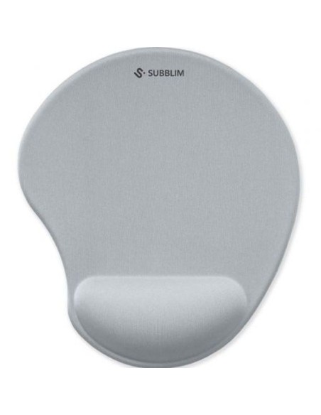 Subblim alfombrilla ergonomica ergo neogel plateada