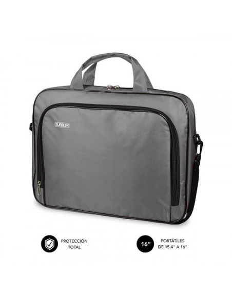 Subblim maletin oxford 16 gris