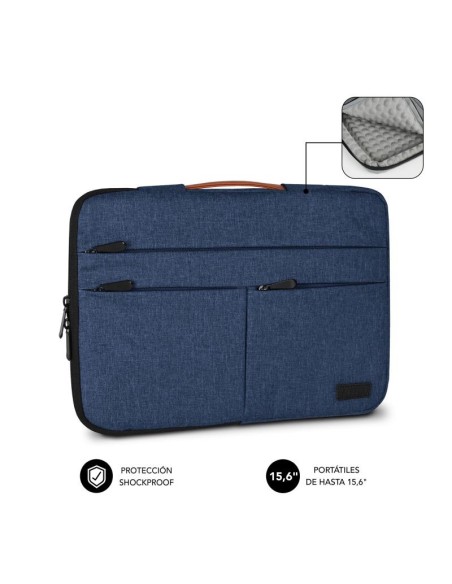Subblim funda air padding 360 sleeve 15.6 azul