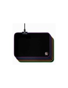 Gembird alfombrilla gaming con luz led tamaño m