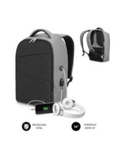 Subblim mochila antitheft backpack negra antirrobo secure v2