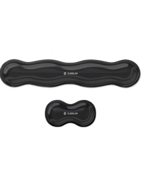 Subblim reposamuñecas ergo crystal flex x2 negro