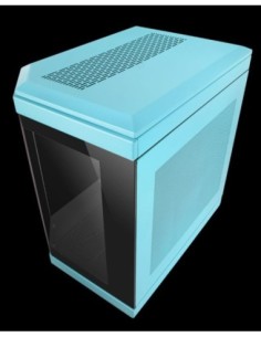 Mars gaming carcasa mc3t azul atx-micro atx - mini itx