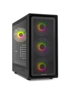 Nox carcasa hyperflow hummer aero argb negro usb 3.0 type c atx-m-atx -itx