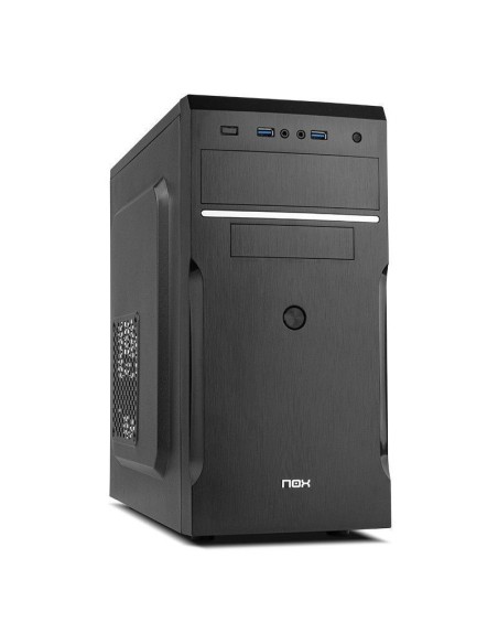 Nox carcasa tau negra - caja deteriorada y leve arañazo micro atx
