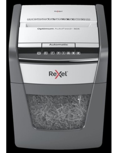 Rexel destructora autofeed 50x particulas